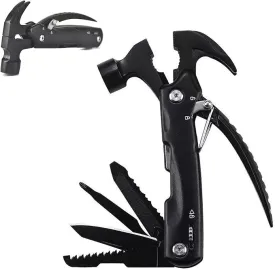 12 in 1 Hammer Multitool Dad Gifts, Father's Day Gifts for Dad, Birthday Gifts for Men, Him, Grandpa, Camping Essentials Camping Gear Tools for Men