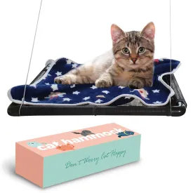 12 STAIR -cat Window Perch, cat Window Bed, cat Hammock, cat Window Perch for Large cat Window seat, cat Exercise, cat Window Perch for Holds Two Large Cats Safe,Window Shelf for Indoor