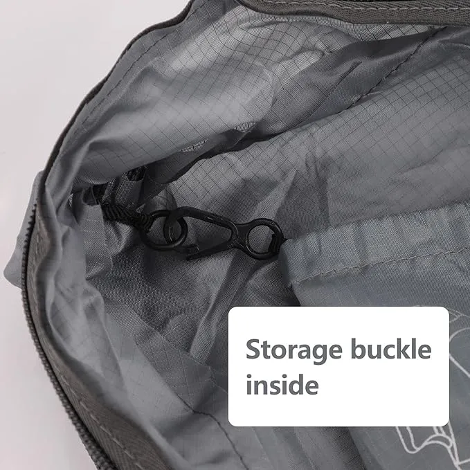 20L Ultra Lightweight Foldable Backpack Small Hiking Rucksack Ultralight Water Resistant Travel Packable Daypack for Men Women for Outdoor Sport Travelling Walking Hiking Camping Biking (Gray A)