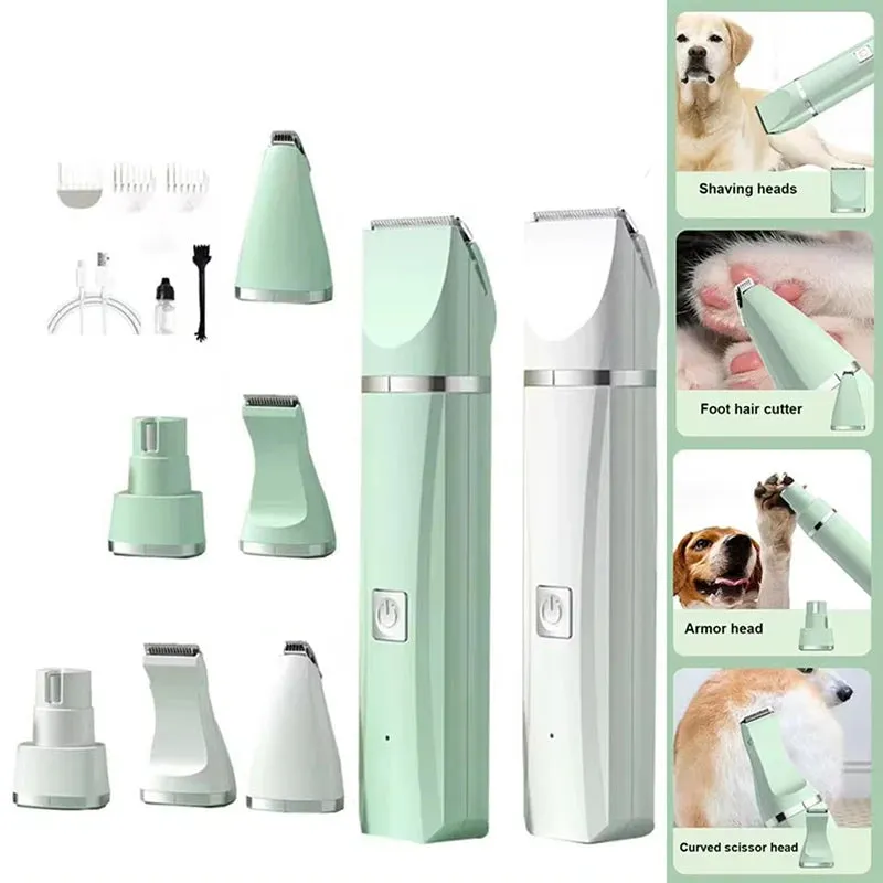 4-in-1 Cordless Dog Grooming Clippers