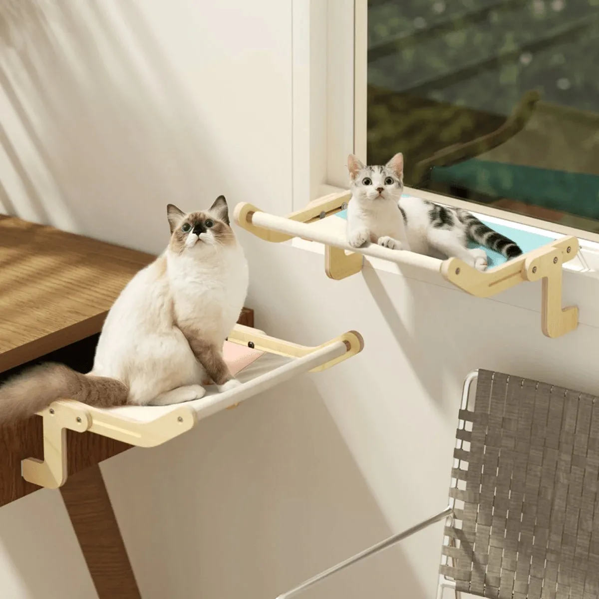 Adjustable Cat Hammock and Cat Bed