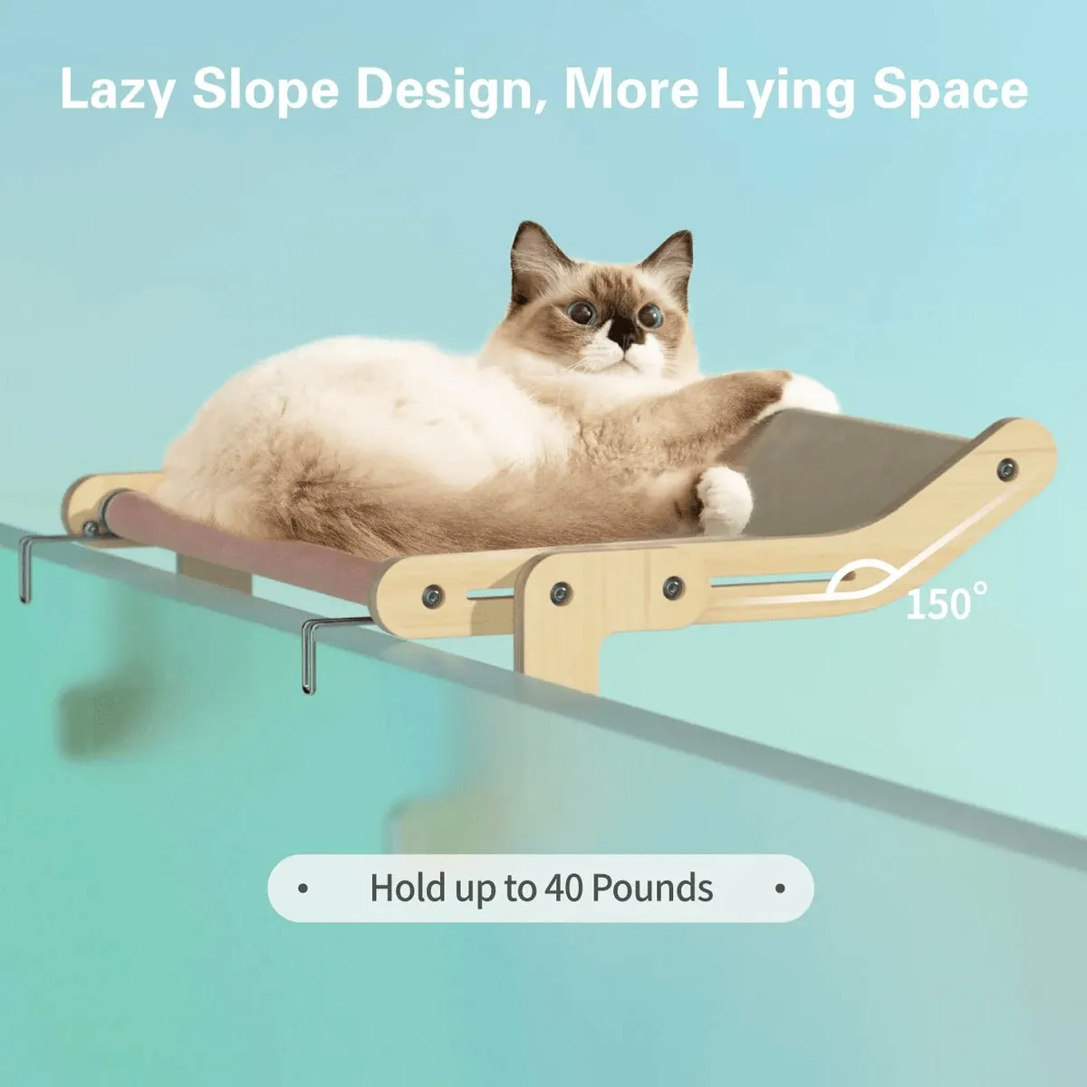 Adjustable Cat Hammock and Cat Bed