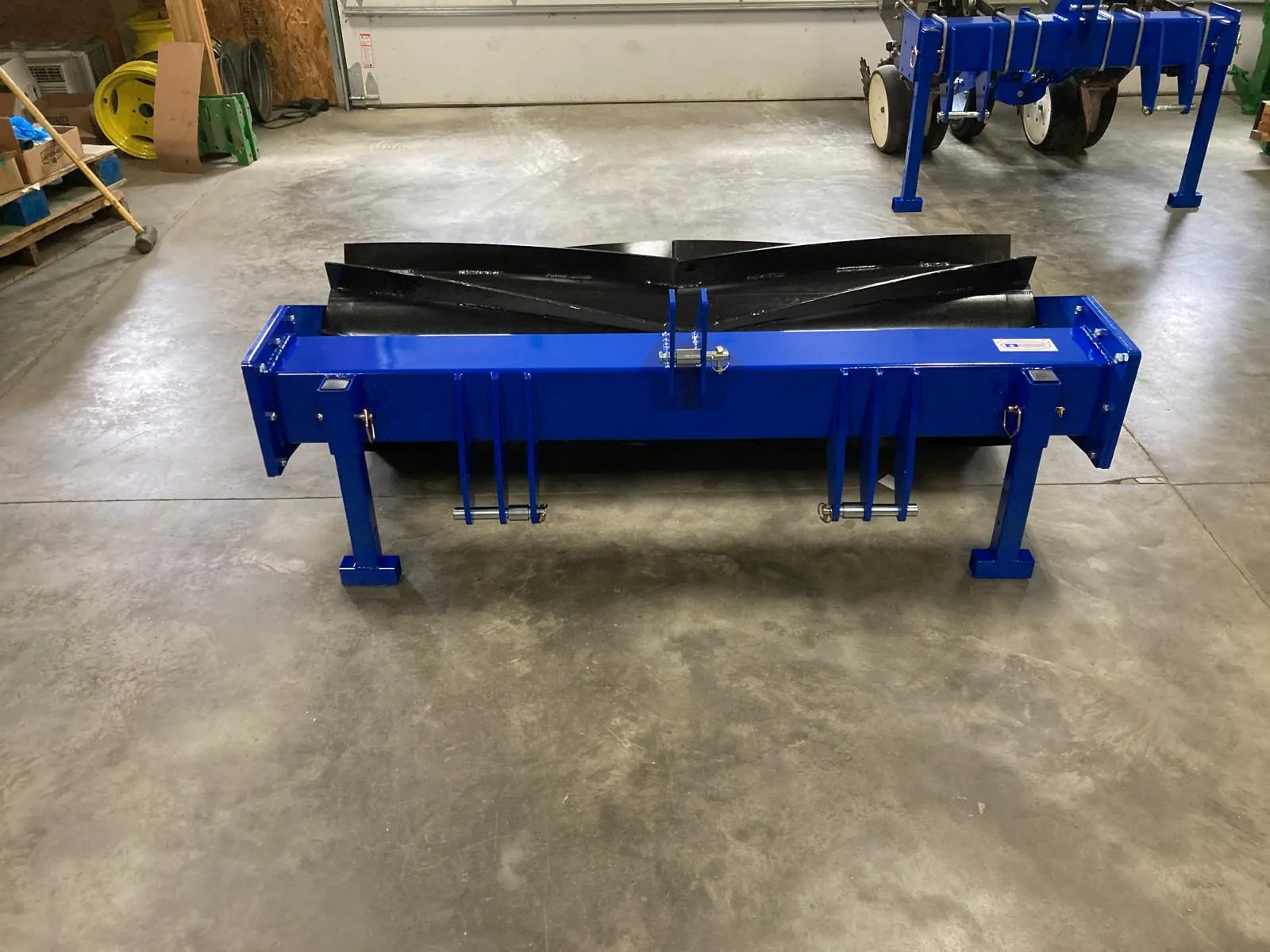 Biggs Planter 6’ Cover Crop Roller Crimpers 3pt and Quick Attach Mount |  For Tractor / Skid Steer