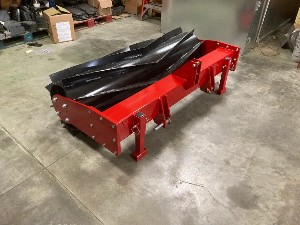 Biggs Planter 6’ Cover Crop Roller Crimpers 3pt and Quick Attach Mount |  For Tractor / Skid Steer