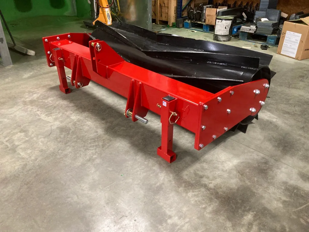Biggs Planter 6’ Cover Crop Roller Crimpers 3pt and Quick Attach Mount |  For Tractor / Skid Steer