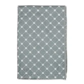 Bone Dry Large Microfiber Pet Towel - Printed Trellis, Gray, 41x23.5"