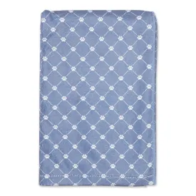 Bone Dry Large Microfiber Pet Towel - Printed Trellis, Stonewash Blue, 41x23.5"