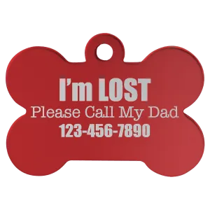 Bone Pet ID Tag