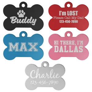 Bone Pet ID Tag