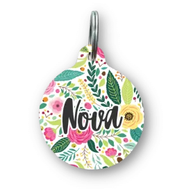 Botanical Garden Circle Pet Tag