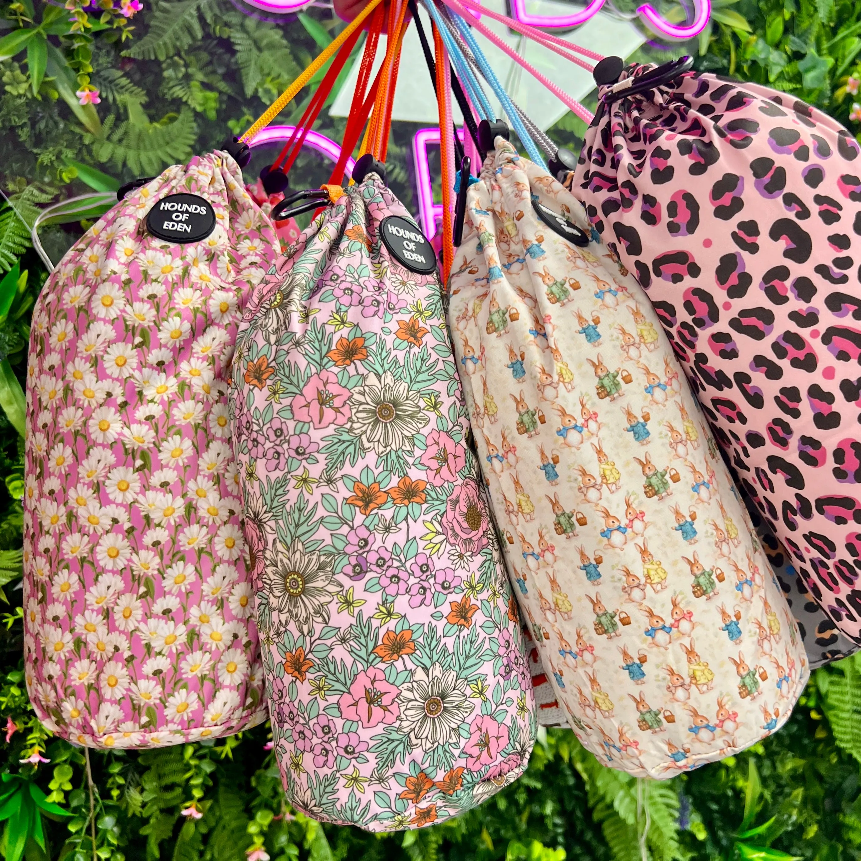Bunny Tales Pink - Dog Towel   Carry Bag