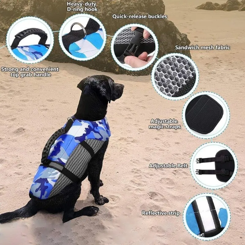 Camo Dog Life Jacket