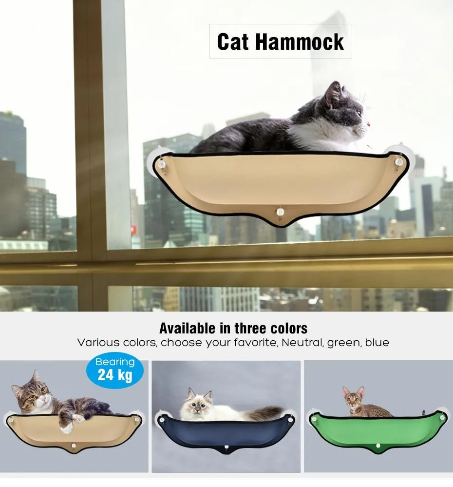 Cat Hanging Beds Hammock - Window Mount