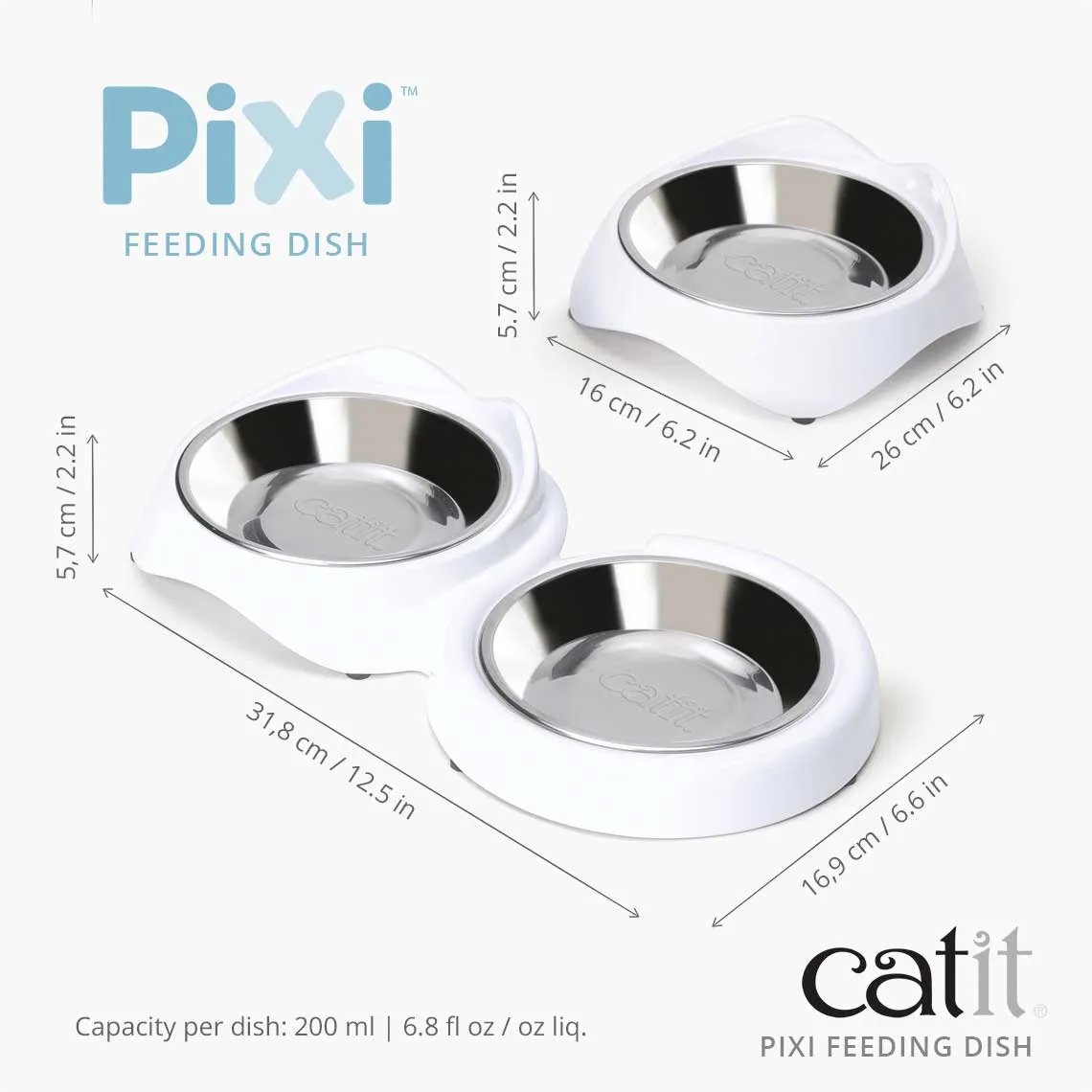 Catit - PIXI Feeding Dish for Cats