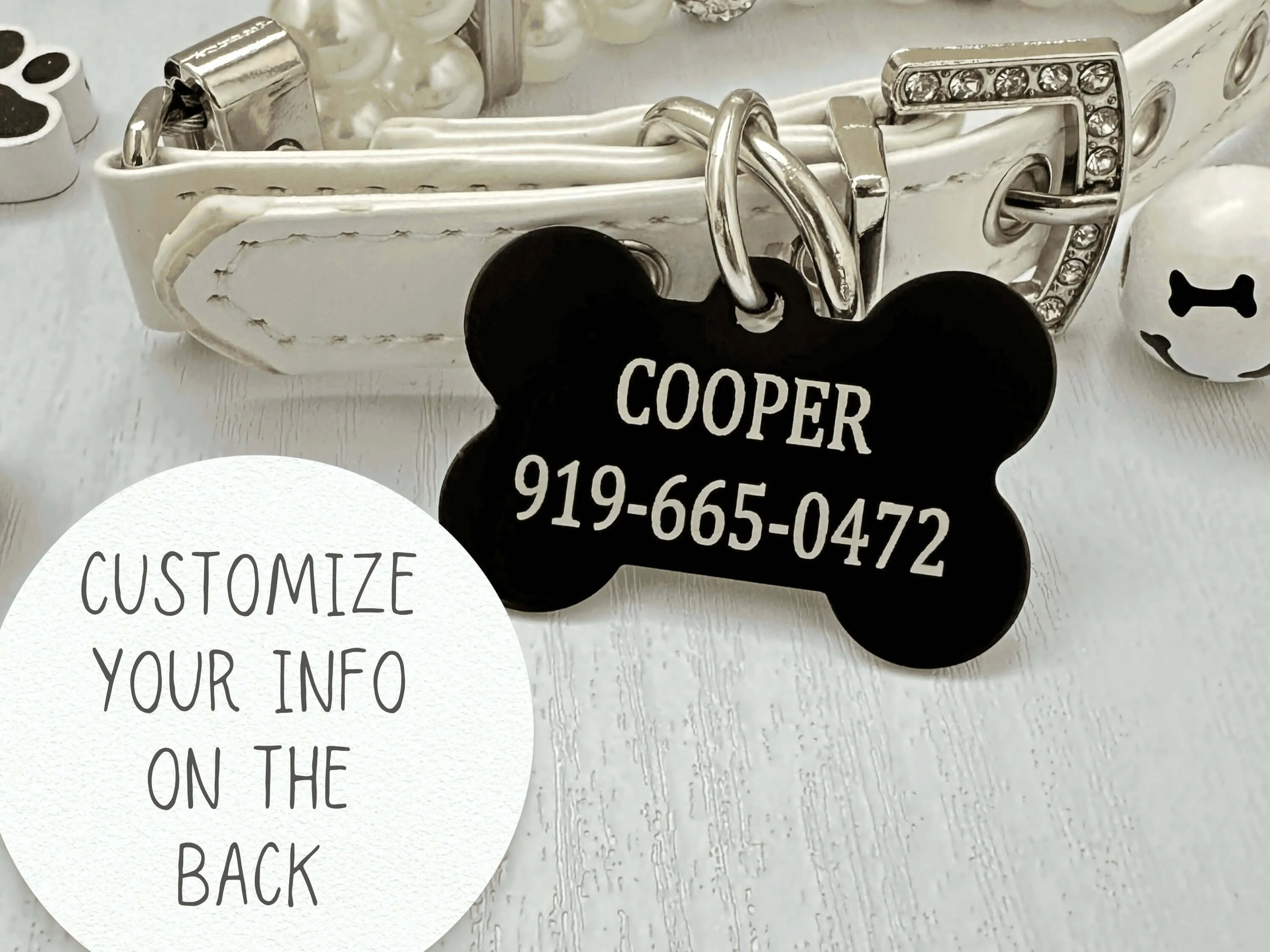 Custom 'Love Me' Dog Tag – Safe & Stylish ID Accessory