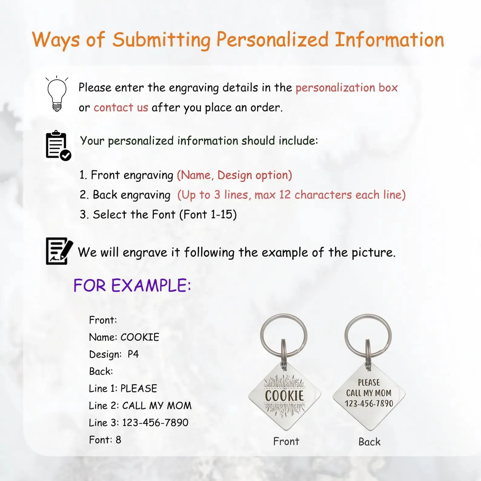Custom Name Funny Design Pet-Dog Tag