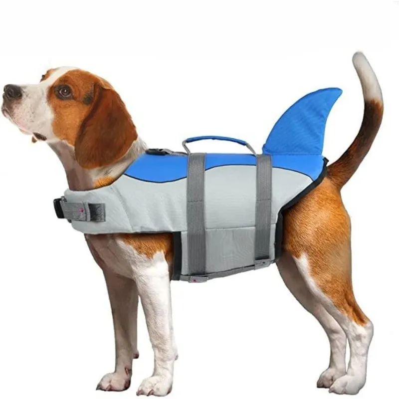 Dog Life Vests With Dog Life Preserver For Swimming, Boat