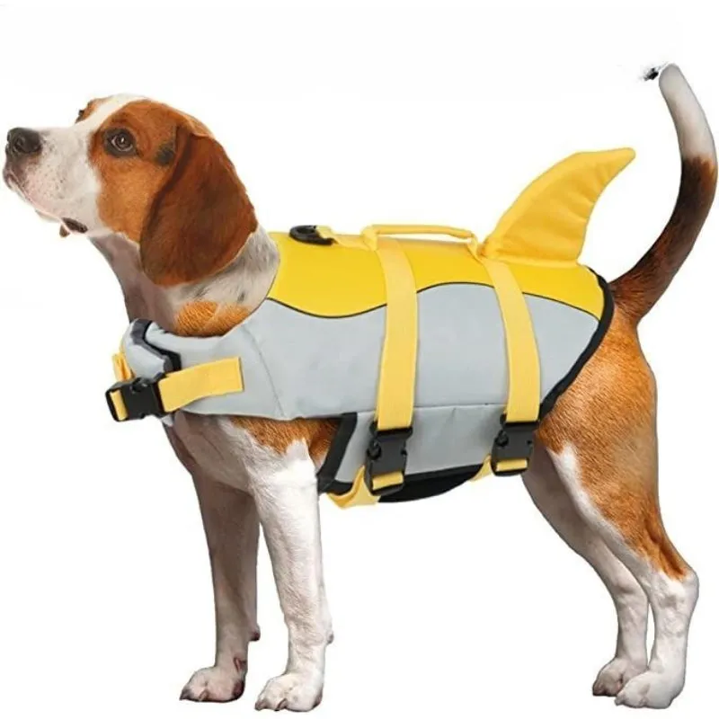 Dog Life Vests With Dog Life Preserver For Swimming, Boat