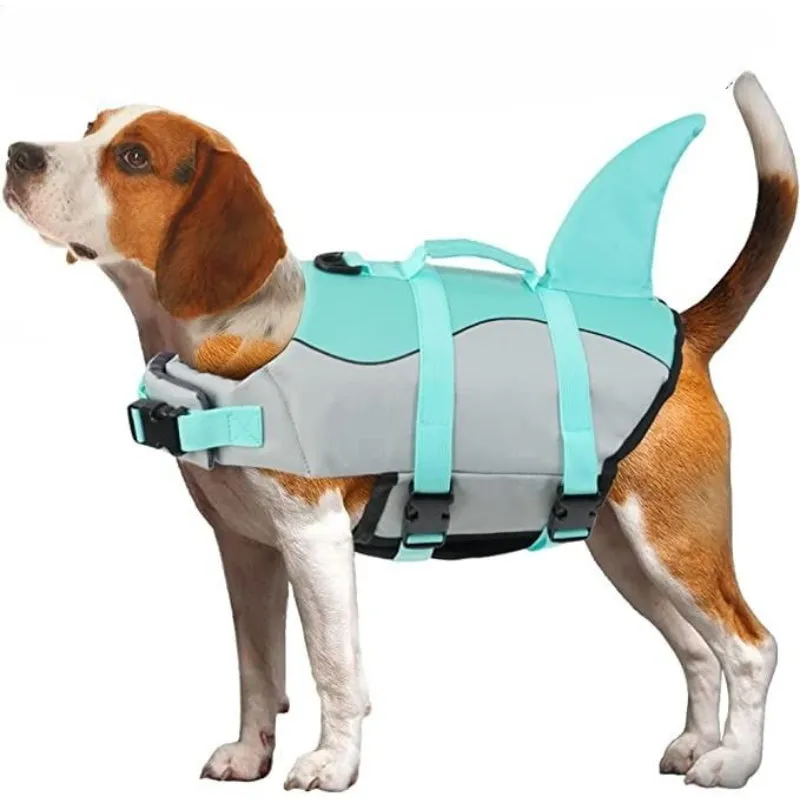 Dog Life Vests With Dog Life Preserver For Swimming, Boat