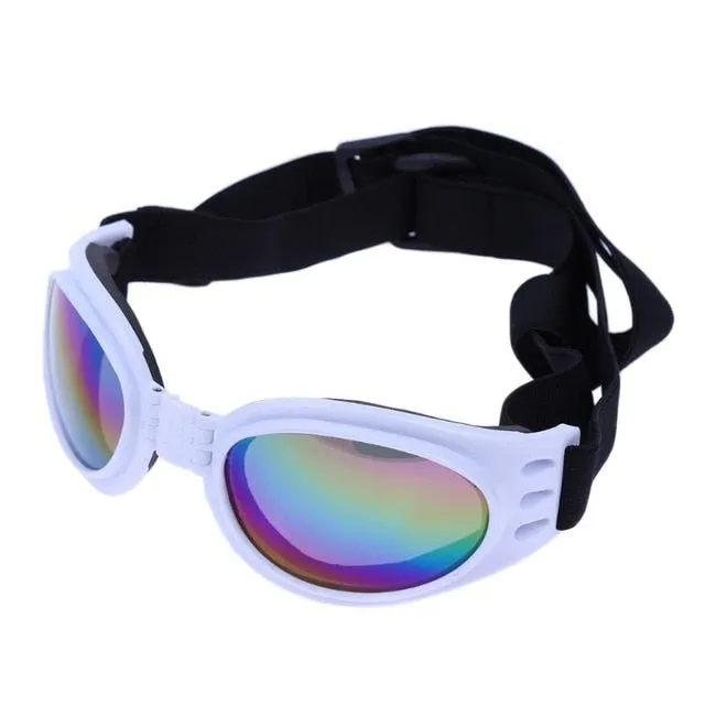 Dog UV Sunglasses Foldable Glasses Windproof - 5 Color Options for Medium to Large Dogs