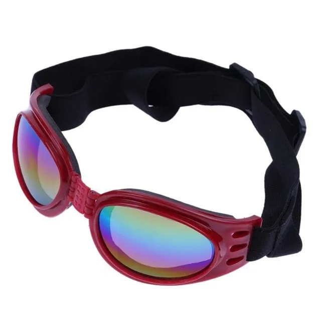 Dog UV Sunglasses Foldable Glasses Windproof - 5 Color Options for Medium to Large Dogs