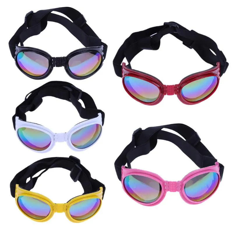 Dog UV Sunglasses Foldable Glasses Windproof - 5 Color Options for Medium to Large Dogs