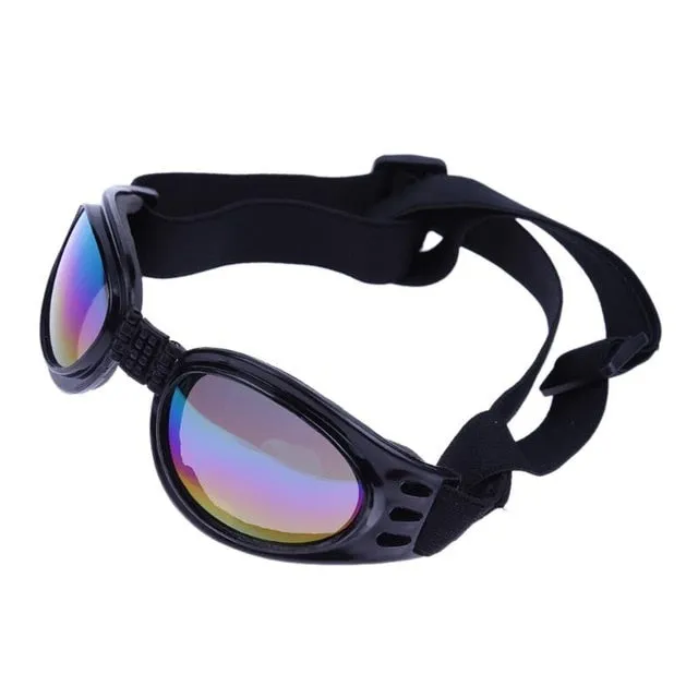 Dog UV Sunglasses Foldable Glasses Windproof - 5 Color Options for Medium to Large Dogs