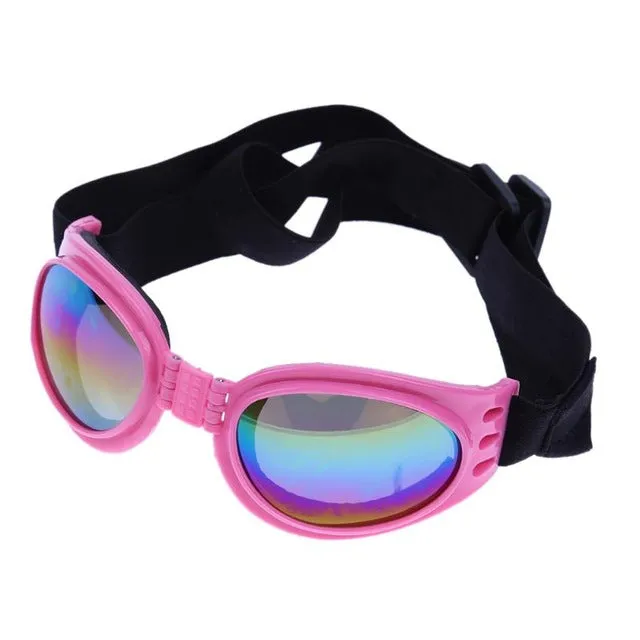 Dog UV Sunglasses Foldable Glasses Windproof - 5 Color Options for Medium to Large Dogs