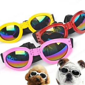 Dog UV Sunglasses Foldable Glasses Windproof - 5 Color Options for Medium to Large Dogs