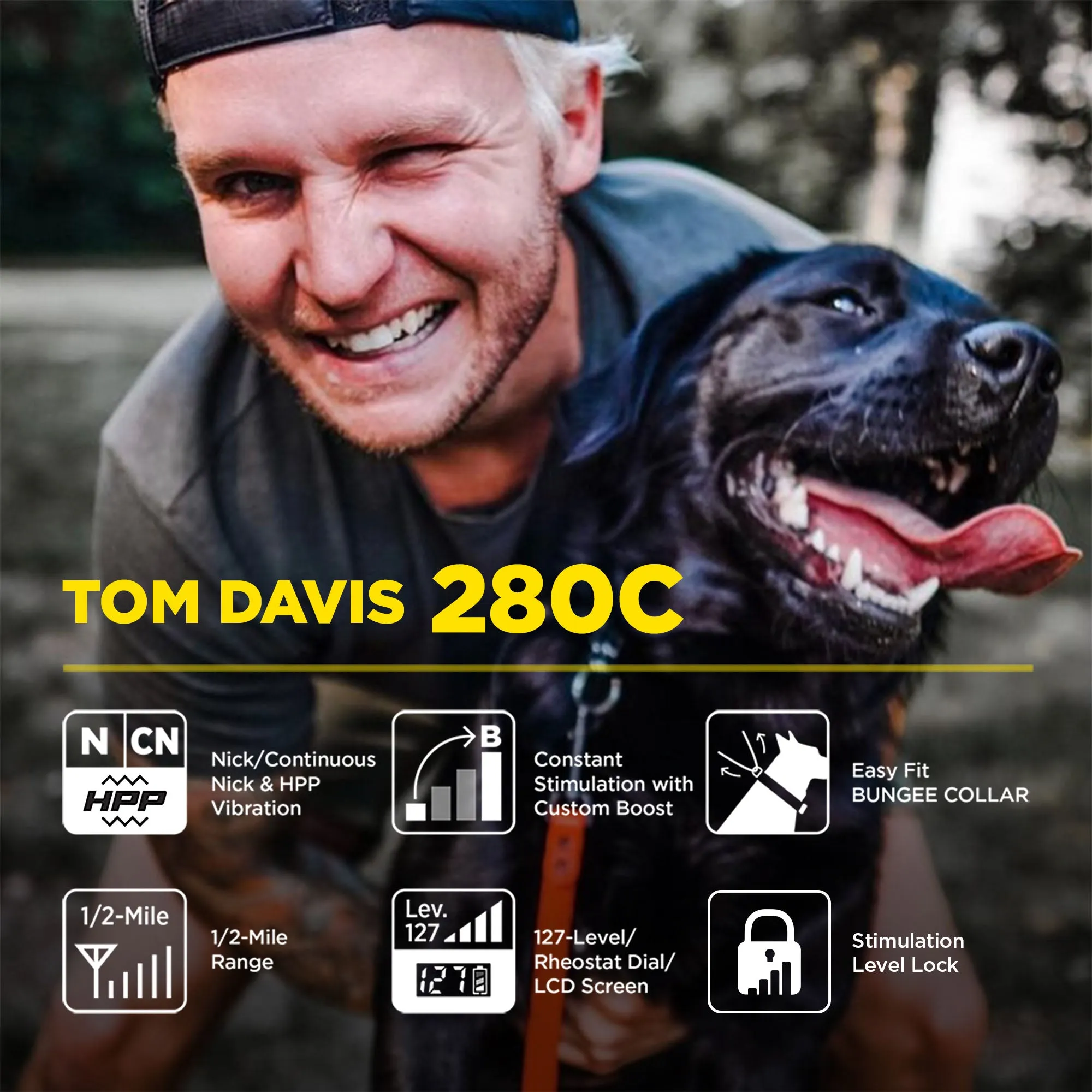 Dogtra Tom Davis 280CR with Boost & Lock