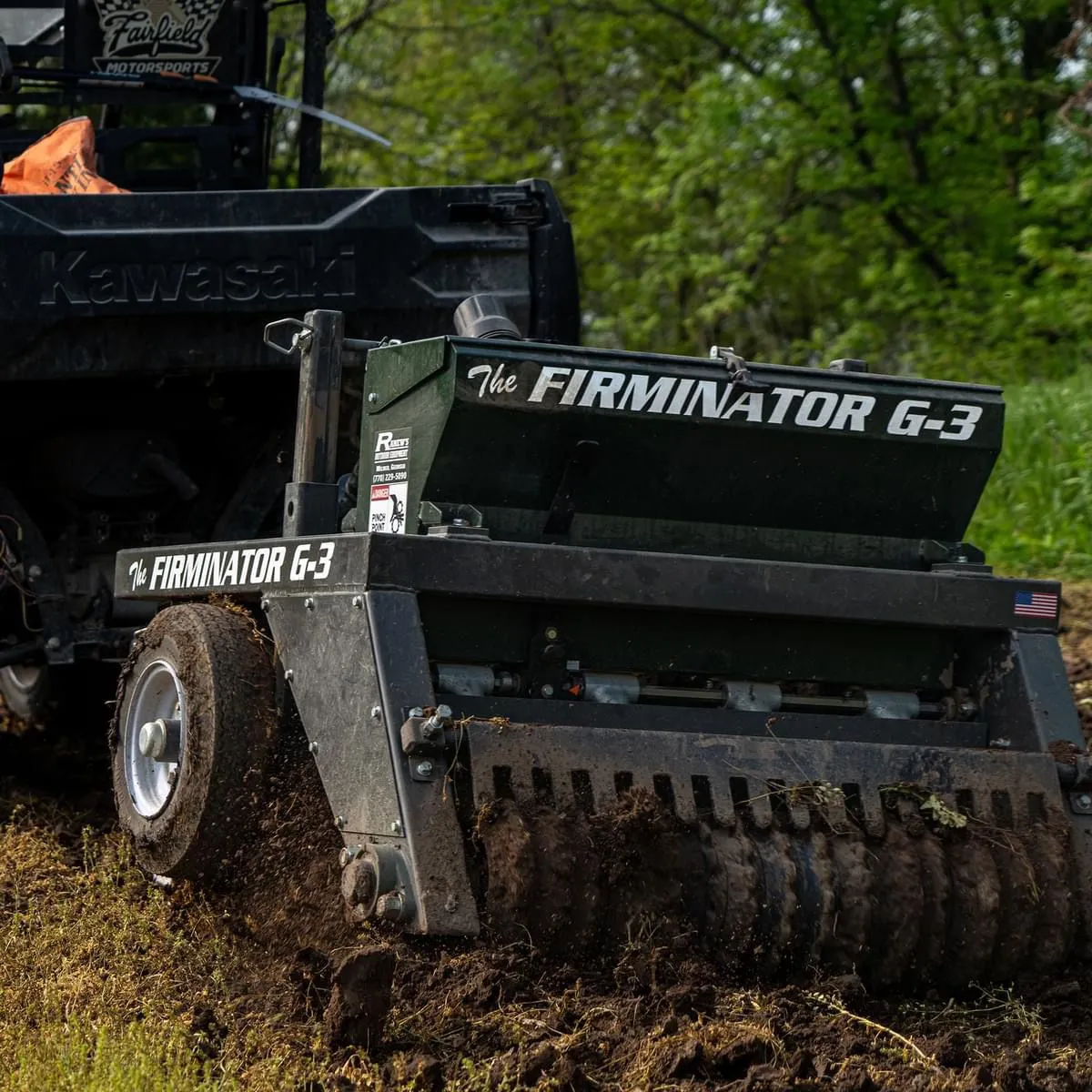 Firminator ATV - UTV Model | G3 Disks, Seeder & Cultipacker | Foot Plot Planter