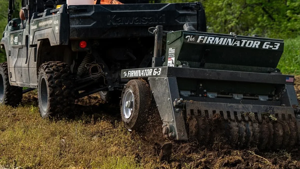 Firminator ATV - UTV Model | G3 Disks, Seeder & Cultipacker | Foot Plot Planter