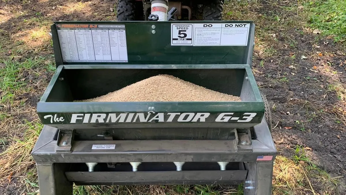 Firminator ATV - UTV Model | G3 Disks, Seeder & Cultipacker | Foot Plot Planter