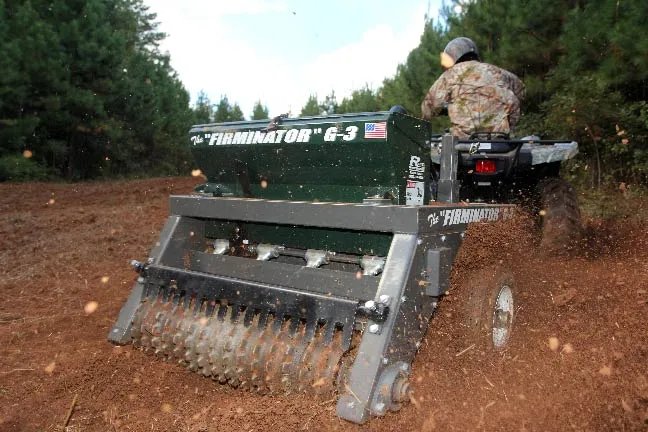 Firminator ATV - UTV Model | G3 Disks, Seeder & Cultipacker | Foot Plot Planter