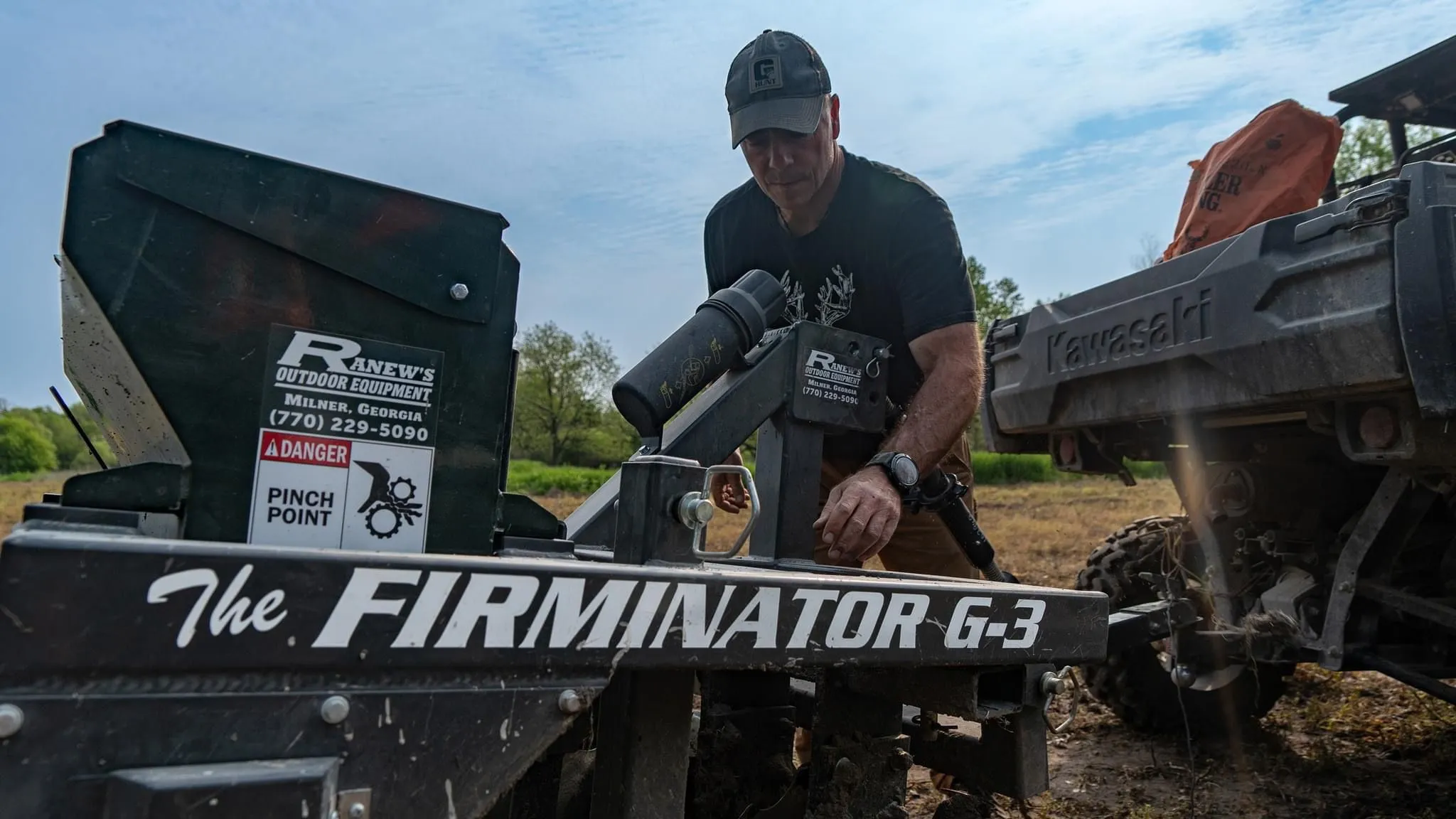 Firminator ATV - UTV Model | G3 Disks, Seeder & Cultipacker | Foot Plot Planter