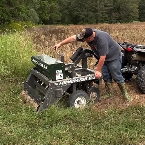 Firminator ATV - UTV Model | G3 Disks, Seeder & Cultipacker | Foot Plot Planter