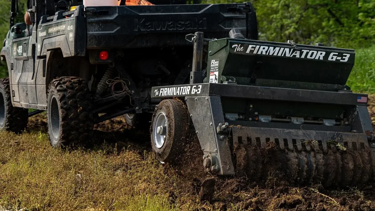 Firminator G3 Planter 4ft, 5ft, 6ft & 8ft | 3 in 1 Food Plot Implement | 3pt Planter For Tractor | Disks, Seeder & Cultipacker