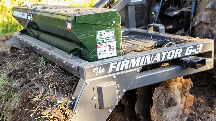 Firminator G3 Planter 4ft, 5ft, 6ft & 8ft | 3 in 1 Food Plot Implement | 3pt Planter For Tractor | Disks, Seeder & Cultipacker