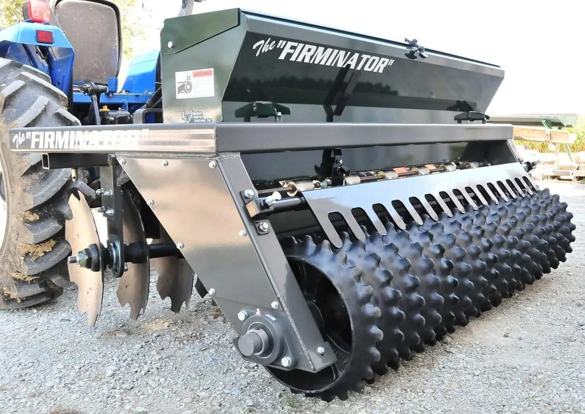 Firminator G3 Planter 4ft, 5ft, 6ft & 8ft | 3 in 1 Food Plot Implement | 3pt Planter For Tractor | Disks, Seeder & Cultipacker