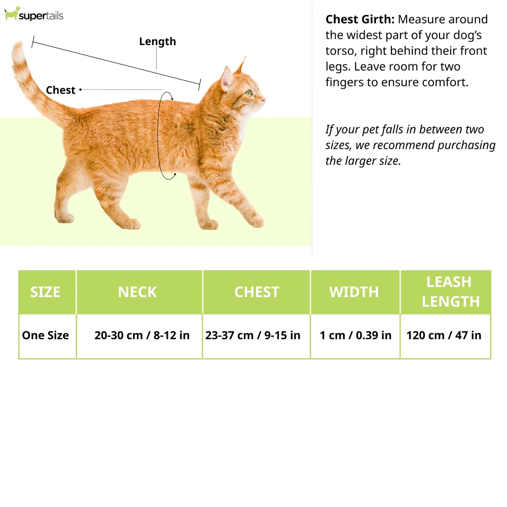 Hunter Laura Harness with Leash for Cats & Kittens (Red)