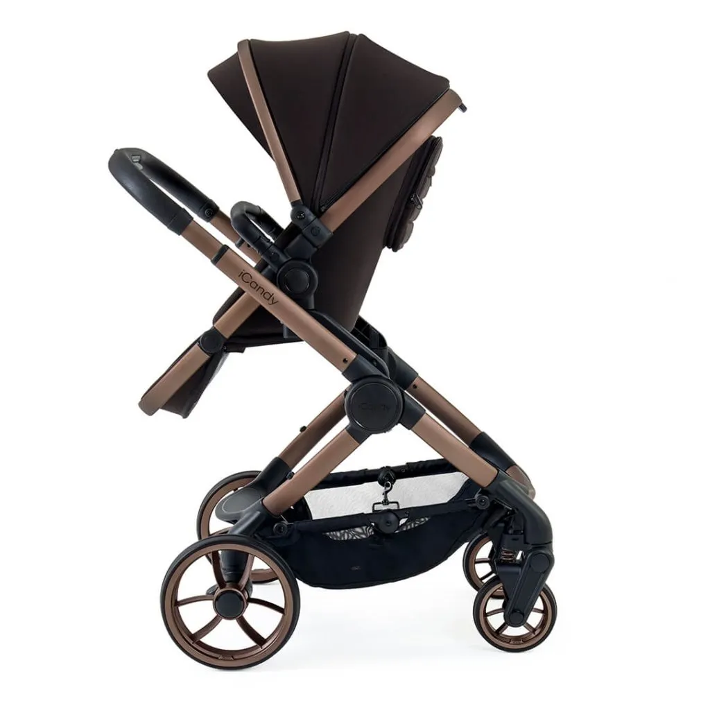 ICANDY Peach 7 Complete Travel System with Cybex Cloud T i-Size Comfort - Pecan (Special Edition)