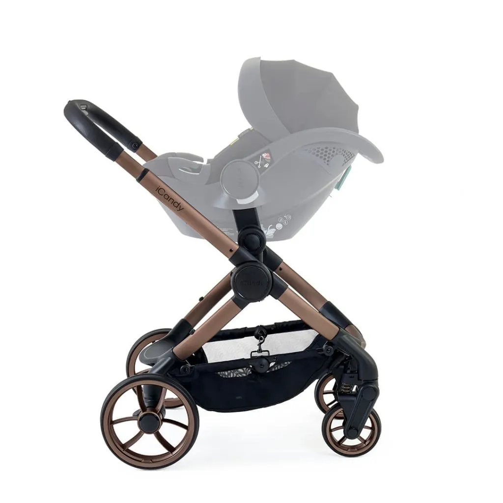 ICANDY Peach 7 Complete Travel System with Cybex Cloud T i-Size Comfort - Pecan (Special Edition)