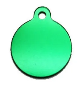 ID Tag - Small Green Circle