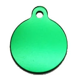 ID Tag - Small Green Circle