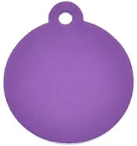 ID Tag - Small Purple Circle