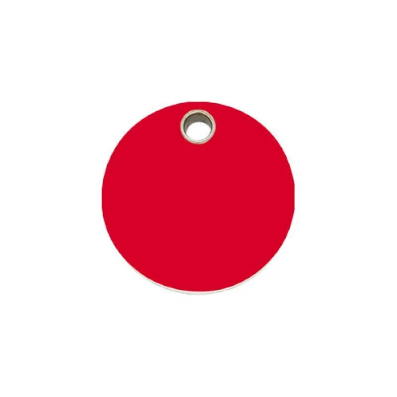ID Tag - Small Red Circle