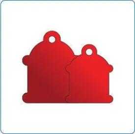 ID Tag - Small Red Hydrant