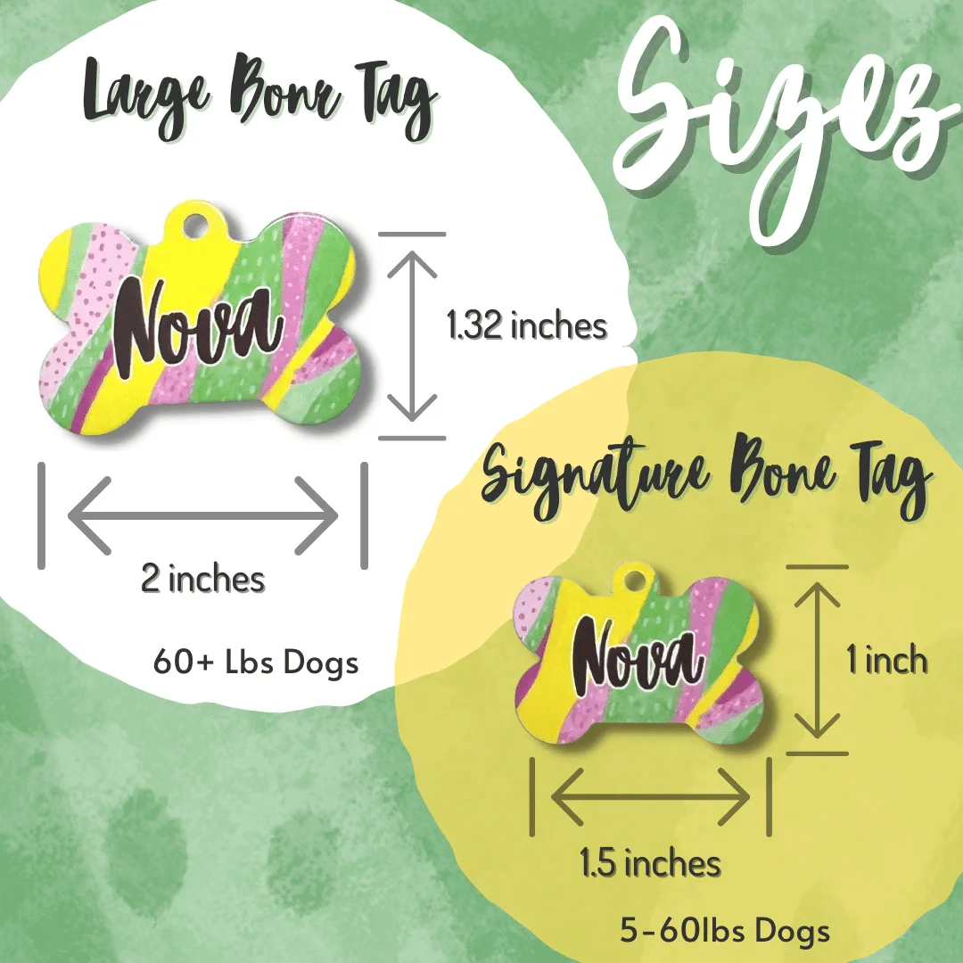 In The Sky Bone Dog Tag