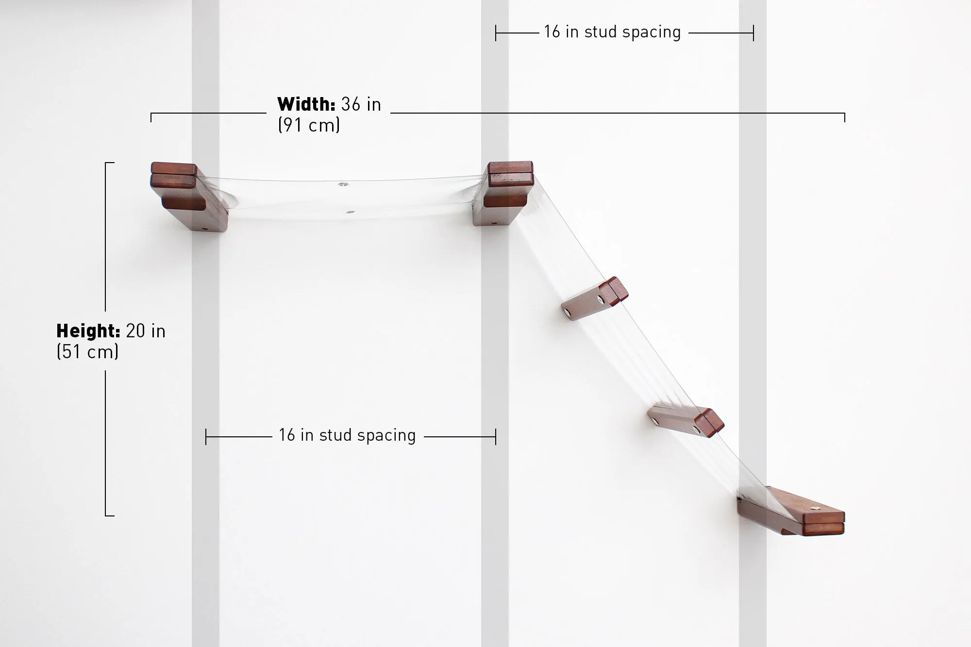 Invisible Lift - Cat Wall Ramp with Hammock Bed