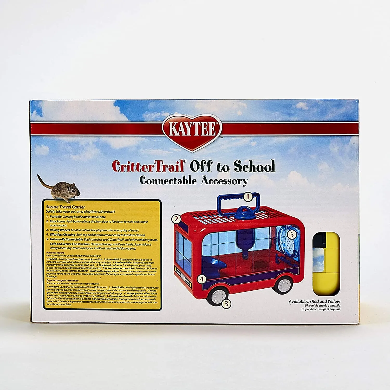 Kaytee Small Animal CritterTrail Off To School - One Size